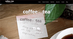 Desktop Screenshot of coffeeortea.com.au